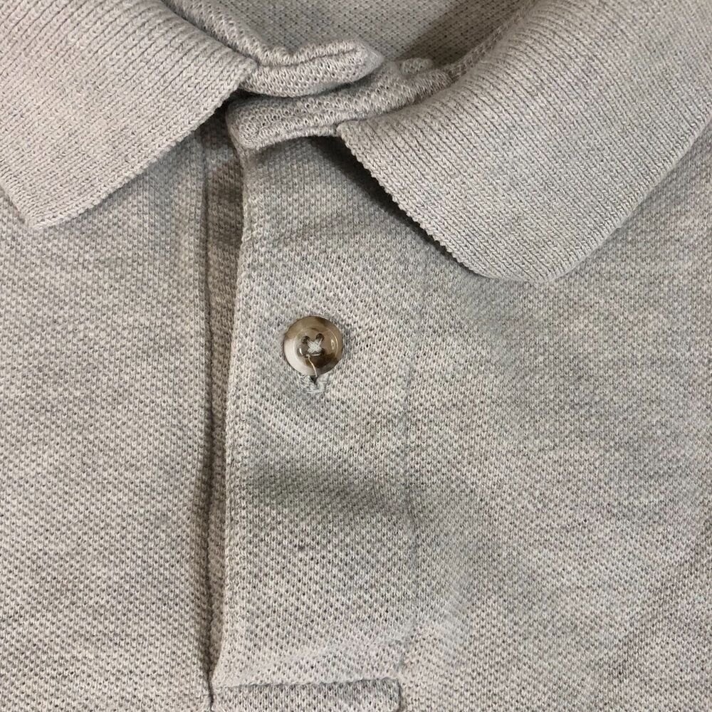 Vintage Lifestyle Bmw Shirt Mens Large Gray Polo Preppy Logo Motorsports Racing - Picture 3 of 8